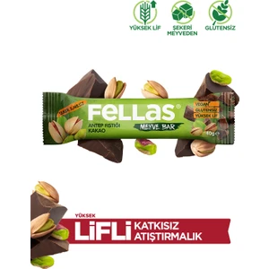 Meyve Bar - Antep Fıstığı ve Kakao 40 gr x 12 Adet