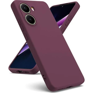 M.TK Moveteck Xiaomi Poco X7 Pro Kılıf Lansman Kamera Korumalı Içi Kadife Yumuşak Renkli Silikon Mat Hisli Süet Liquid