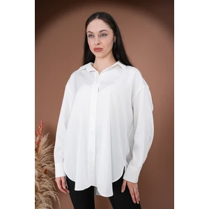 Rima Collection Oversize Kadın Saten Gömlek