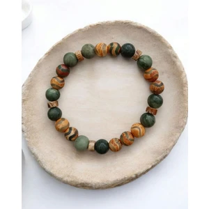 Kanada Yeşim Taşı Tibet Akik (Zihinsel Denge Dayanıklılık ) Bileklik