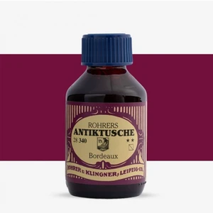 Rohrer & Klingner Antik Mürekkep 28-Modern Sanatçılar Için Profesyonel Mürekkep 100ML 340-BORDEAUX