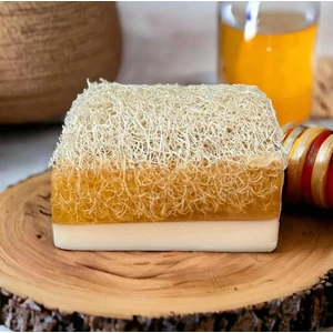 Sütlü ve Ballı Doğal Kabak Lifli Sabun 130 gr