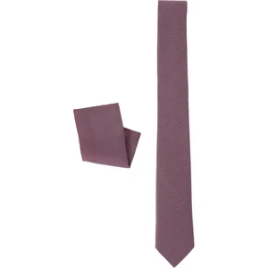 Erkek Kravat Klasik Mendilli Şık Kolay Şekil Alan Leke Tutmaz Küçük Kare Desenli Dar Tasarım