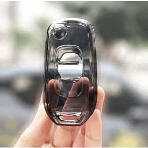 Renault Express Van Taliant Kaleos Şeffaf-Füme Sustalı Anahtar Kılıfı