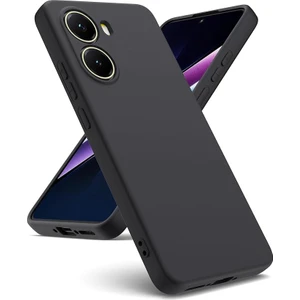 M.TK Moveteck Xiaomi Poco X7 Pro Kılıf Lansman Kamera Korumalı Içi Kadife Yumuşak Renkli Silikon Mat Hisli Süet Liquid