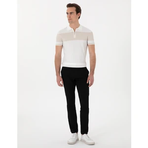 Pierre Cardin Erkek Siyah Slim Fit Kanvas Pantolon 50308077-VR046