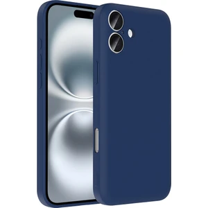 Bilişim Aksesuar Apple iPhone 16 Plus Kılıf Kamera Korumalı Kartlık Hazneli Sah Vitra Kapak - Lacivert