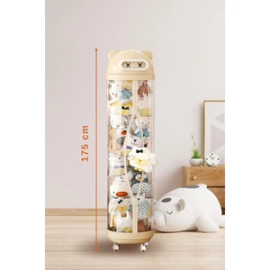 Hzl-Ers Oyuncak Kulesi | 110 Litre Saklama Alanı | Şeffaf Şık Pratik Oyuncak Saklama Kutusu