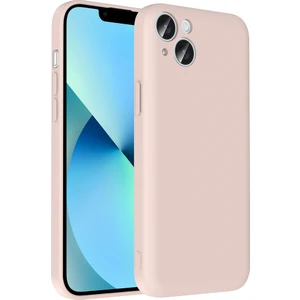 Bilişim Aksesuar Apple iPhone 14 Kılıf Kamera Korumalı Kartlık Hazneli Sah Vitra Kapak - Pembe