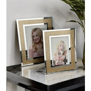 2'li Gold Simli Aynalı Çerçeve Seti