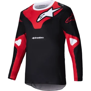 Alpinestars Racer Veil Kros Motosiklet Jerseyi Siyah  Kırmızı  Beyaz