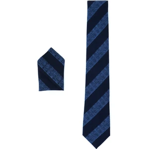 Erkek Kravat Klasik Mendilli Şık Kolay Şekil Alan Leke Tutmaz Desenli Uyumlu Geniş Tasarım