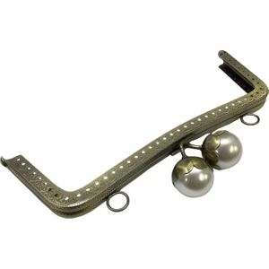 Incili Metal Çanta Sapı Bursu 21 cm M1