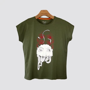 Eyes Kadın Baskılı T-Shirt