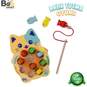 Bee Smart Balık Tutma Oyunu Eğlenceli Montessori Oyuncak Motor Gelişimi
