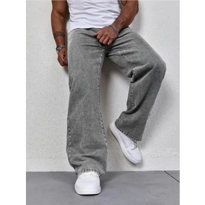 Erkek Casual Baggy Denim Jean Kot Pantolon