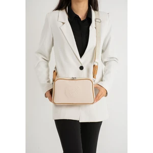 Just Polo Kadın 5 Bölmeli Ayarlanabilir Uzun Askılı Omuz Çantası Postacı Çantası 4023-Gd