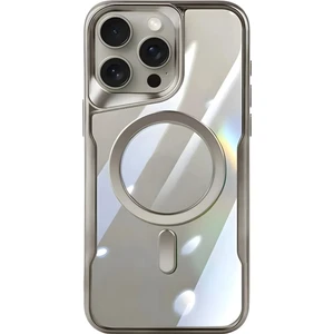 Apple iPhone 16 Pro Max Kılıf Prizma Kamera Çıkıntılı Magsafe Şarj Destekli Mat Renkli Şeffaf Kapak