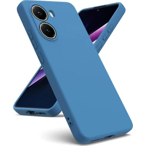 M.TK Moveteck Xiaomi Poco X7 Pro Kılıf Lansman Kamera Korumalı Içi Kadife Yumuşak Renkli Silikon Mat Hisli Süet Liquid