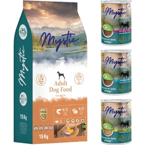 Somonlu Köpek Maması 15 kg + 3 Adet Konserve