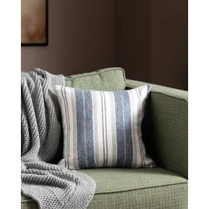 Madame Coco Nanny Kırlent Kılıfı - Gri/İndigo - 45x45 cm