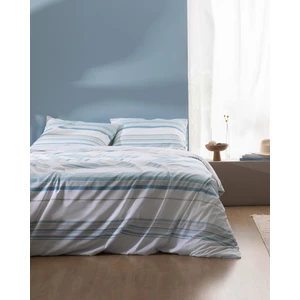 Madame Coco Sorel King Size %100 Pamuk Ranforce Baskılı Nevresim Takımı - Turkuaz