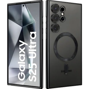 Samsung Galaxy S25 Ultra Kılıf Magsafe Wireless Şarj Destekli Parlak Renkli Lens Korumalı Kapak