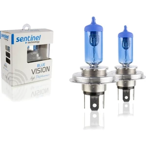 Sentinel 12V 60W/55W H4 Halojen Beyaz Işık Ampul 5000K 1450 Lumen