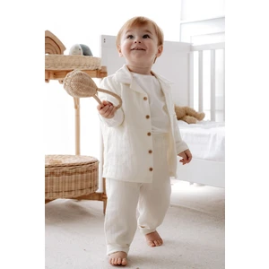 %100 Pamuk Müslin Bohem Gömlekli Takım 1-5 Yaş