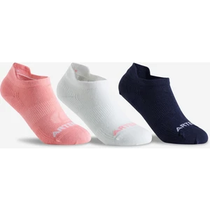 Artengo Tenis Çorabı - Kısa Konç -  - 3 Çift - Pembe / Beyaz / Lacivert - Rs160
