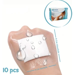 Su Geçirmez Şeffaf Pu Film Pedli Örtü 10 Adet