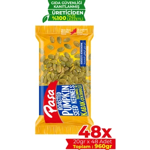 İşlenmiş İç Kabak Çekirdeği 20 gr x 48 Adet (960gr)