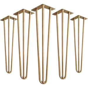 Masa Mobilya Ayakları Için Metal Altın Gold Firkete Takımı 80 cm