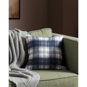 Madame Coco Talcy Kırlent Kılıfı - Gri/İndigo - 45x45 cm