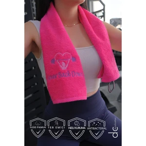 Nakışlı Spor Havlusu, Ter Emici Spor Havlusu, Fitness Havlusu, Antrenman Havlusu