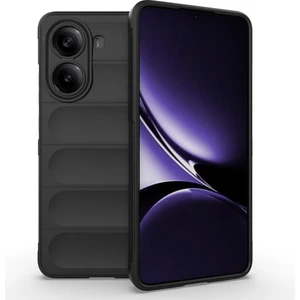 Tekno Grup Poco X7 Pro Kılıf Esnek Tpu Oyuklu Arka Yüzey Tasarımlı Tkgn Etnik Silikon Kapak - Siyah