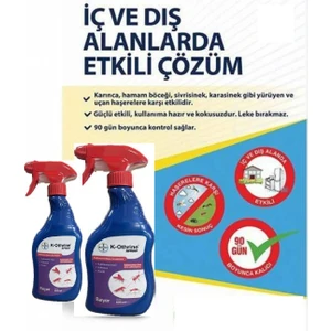 Haşere Ilacı (K-Othrine 500 Ml) x 2 Adet (Kullanıma Hazır, Kokusuz ve Pratik) -2026
