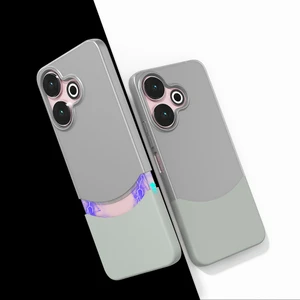 Redmi 13 4g Uyumlu Rns Duble Çentikli Kapak - Gri