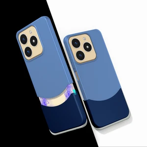 Rona Store Realme C61 Kılıf Mıknatıslı Rns Duble Kapak - Lacivert