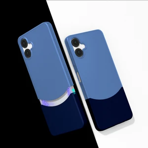 Rona Store Samsung Galaxy A06 Kılıf Mıknatıslı Rns Duble Kapak - Lacivert