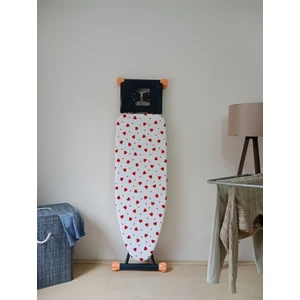 Asev Home Ipli Ayarlanabilir Isıya Dayanıklı Keçeli Büyük Boy Ütü Masası Kılıfı Örtüsü Bezi 55X140CM Love