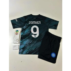 Napoli 2022/23 Sezonu Victor O's.i.m.h.e.n Deplasman Çocuk Forması 4'lü