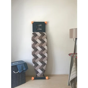 Ütü Masası Kılıfı Büyük Boy Ipli Stoperli Keçeli Kılıfı Örtüsü Bezi 55X140CM Brown Aura