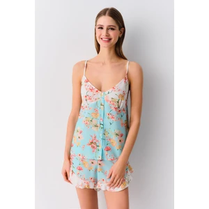 Flowers Atlet Şort Pijama Takımı