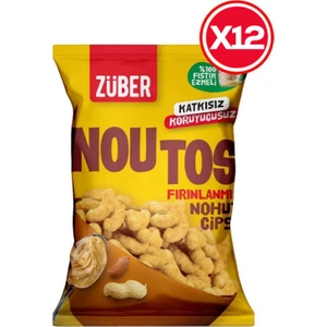 Noutos Nohut Cipsi %100 Fıstık Ezmeli 55GR x 12 Adet