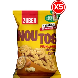 Noutos Nohut Cipsi %100 Fıstık Ezmeli 55GR x 5 Adet