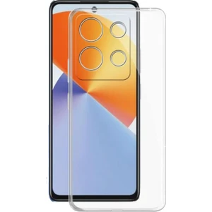 Caseart Infinix Note 30 ile Uyumlu Kapak Kamera Korumalı Süper Silikon Şeffaf Kılıf