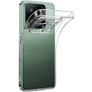 Caseart Xiaomi Mi 14T Pro ile Uyumlu Kapak Kamera Korumalı Süper Silikon Şeffaf Kılıf