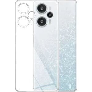 Caseart Xiaomi Poco F5 ile Uyumlu Kapak Kamera Korumalı Süper Silikon Şeffaf Kılıf