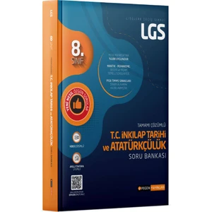 Pegem Akademi Yayıncılık LGS T.C. İnkılap Tarihi ve Atatürkçülük Tamamı Çözümlü Soru Bankası
